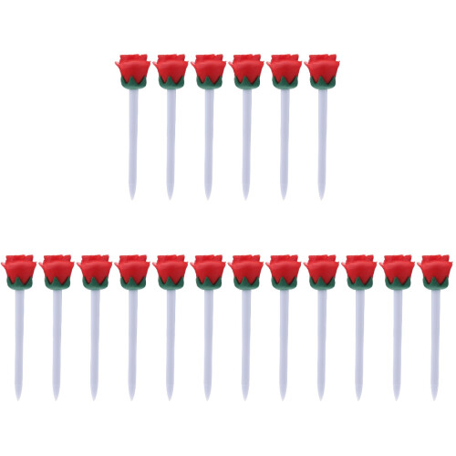 18Pièces Accessoires De Golf Tees Rose Protection