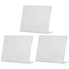9Pièces Présentoir Transparent Porte-Étiquette Signalétique