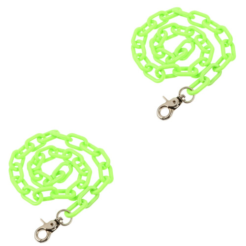 2Pièces Verte Punk Bijou Jeans Et Accessoire Mode 2