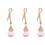 3Pièces Diffuseurs Parfum Rose Design Épuré Résistante 3