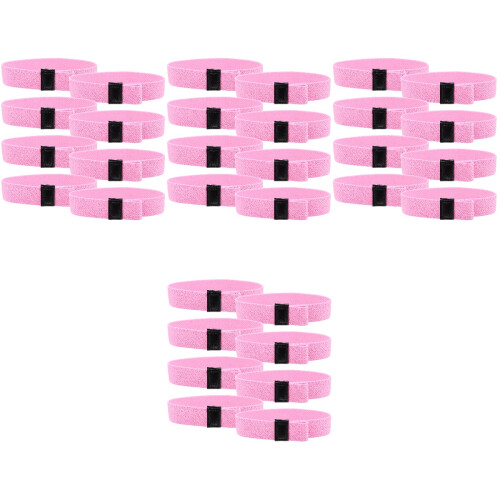 32Pièces Bandes Bento Rose Élastiques Résistantes Pour Sorties 1