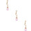 3Pièces Diffuseurs Parfum Rose Design Épuré Résistante 8