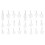 32Paires Blanks Boucles D'oreilles Sublimation Accessoires Blancs 1