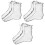 3Pièces Sac De Stockage Bottes Résistant Fermeture Zippée 2