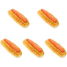 5St Fake Hamburger Model PU Materiaal Multi Kleuren Voor Fotografie