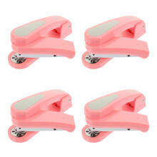 4Pièces Agrafeuse De Rotative Rose 360 Multifonction Portable