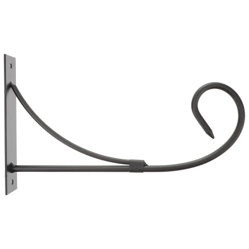 3Pièces Support Pot Noir En Métal - Support Plante Robuste Décor 1