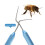 2Pièces Accessoires Aluminium Bleu Apiculture 5
