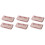 6Pièces Range-Pantoufles Mural Rose Pliable Gain De Place 3