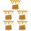 5Pièces Frange Costume , Garniture Polyvalente 5