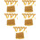 5Pièces Frange Costume , Garniture Polyvalente 6