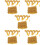 5Pièces Frange Costume , Garniture Polyvalente 7