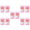 2000Pièces Lingettes Douces Rose Nettoyantes Glue Extensions Cils 6