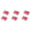100Pièces Punaises Plastique Couleur Rouge Pour Affichage Et Notes 3
