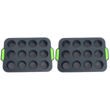 2Pièces Moules De Cuisson En Silicone Pour Gâteaux