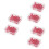 100Pièces Punaises Plastique Couleur Rouge Pour Affichage Et Notes 5