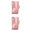 2Pièces Protection Téléphone Rose Fluffy Oreilles Résistante 5