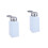 4Pièces Flacons Plastiques Blancs Antistatiques Pour Usage 4