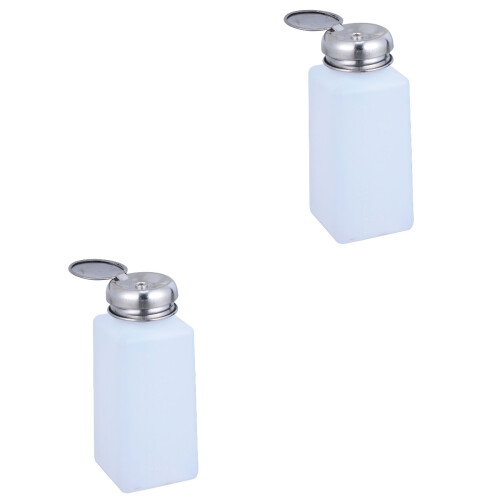 4Pièces Flacons Plastiques Blancs Antistatiques Pour Usage 2