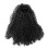 2Pièces Perruques Afro Noires Bouclées Confortables Usage 10