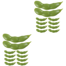 24Pièces Ornements PVC Vert Pour Décor Maison Magasin