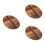 3Pièces Couvercle Bois Marron Protège Pot Cuisine Outil 5