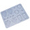 2Pièces Moule Silicone Flexible Gris Pour DIY 7