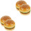4Pièces Modèles Burger Simulation PU Coloré Pour Décor Fête 2