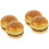 4Pièces Modèles Burger Simulation PU Coloré Pour Décor Fête 3