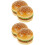 4Pièces Modèles Burger Simulation PU Coloré Pour Décor Fête 4