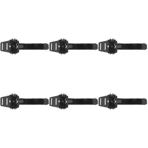 6Pièces Brassard Téléphonique Noir Pour Cyclisme Course Confortable 1