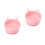 2Pièces Dînette Bébé Silicone Rose, Usage Garderie 7