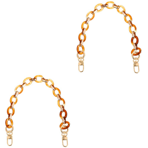 2Pièces Sac À Main Résine Marron Durable Pour Usage Extérieur 2