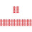 150Pièces Cônes Rouge Plastique Pour Table Sable 3