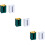 6Pièces Organiseur De Mouchoirs Mural Simple Vert 9