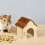Hamsterverblijf Met Speelplatform Lichtbruin 9