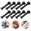80Ensembles Monture Vis Boulons Skateboard Noir Acier Durable 8