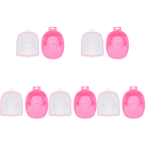 10Pièces Bols Trempage Mains Plastique Durable