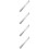 4Pièces Support Notes Aluminium Argenté Pour Cuisine Restaurant 1