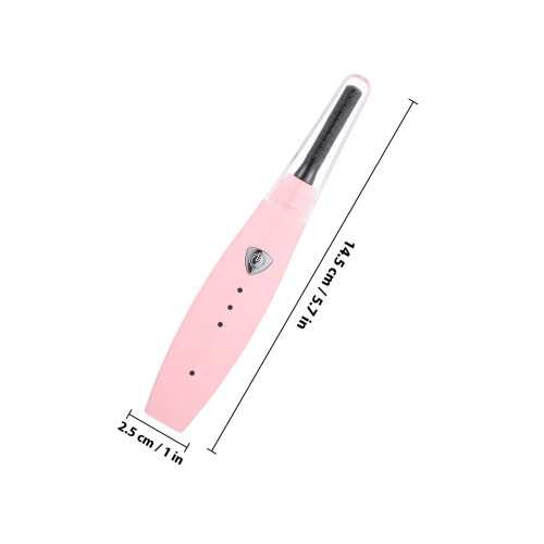 1Outil Électrique Chauffant Pour Cils Rose ABS Usage Domestique Rapide 1