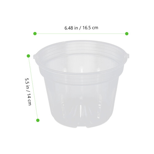 9Pièces Pots Orchidée En Plastique Aération Pour
