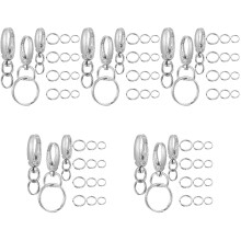 5Sets Huisdier Naam Tag Klemmen Met Ringen Voor Halsband