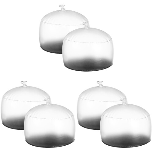 6Pièces Support Casquettes Gonflable Transparente En PVC Pour Vitrine