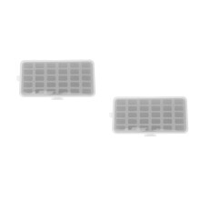 2Pièces Organisateur Canettes Gris 30 Emplacements Simple Robuste