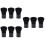 9Pièces Brosse Make-Up Noir Poils Doux Pour Délicate 6