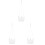 3Ensembles Cache-Pots Suspendus Blancs Pour Jardin Durable 2