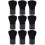 9Pièces Brosse Make-Up Noir Poils Doux Pour Délicate 7