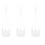 3Ensembles Cache-Pots Suspendus Blancs Pour Jardin Durable 4