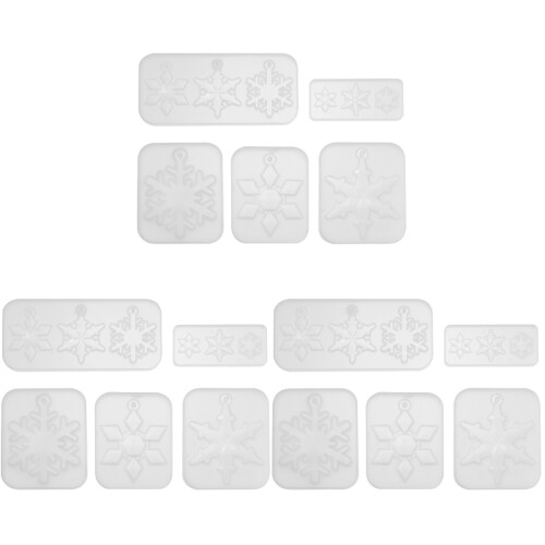 15Pièces Moules De Neige Silicone DIY 1