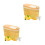 2Pièces Distributeur Portable Multi Couleurs En PP Pour Usage Familial 6